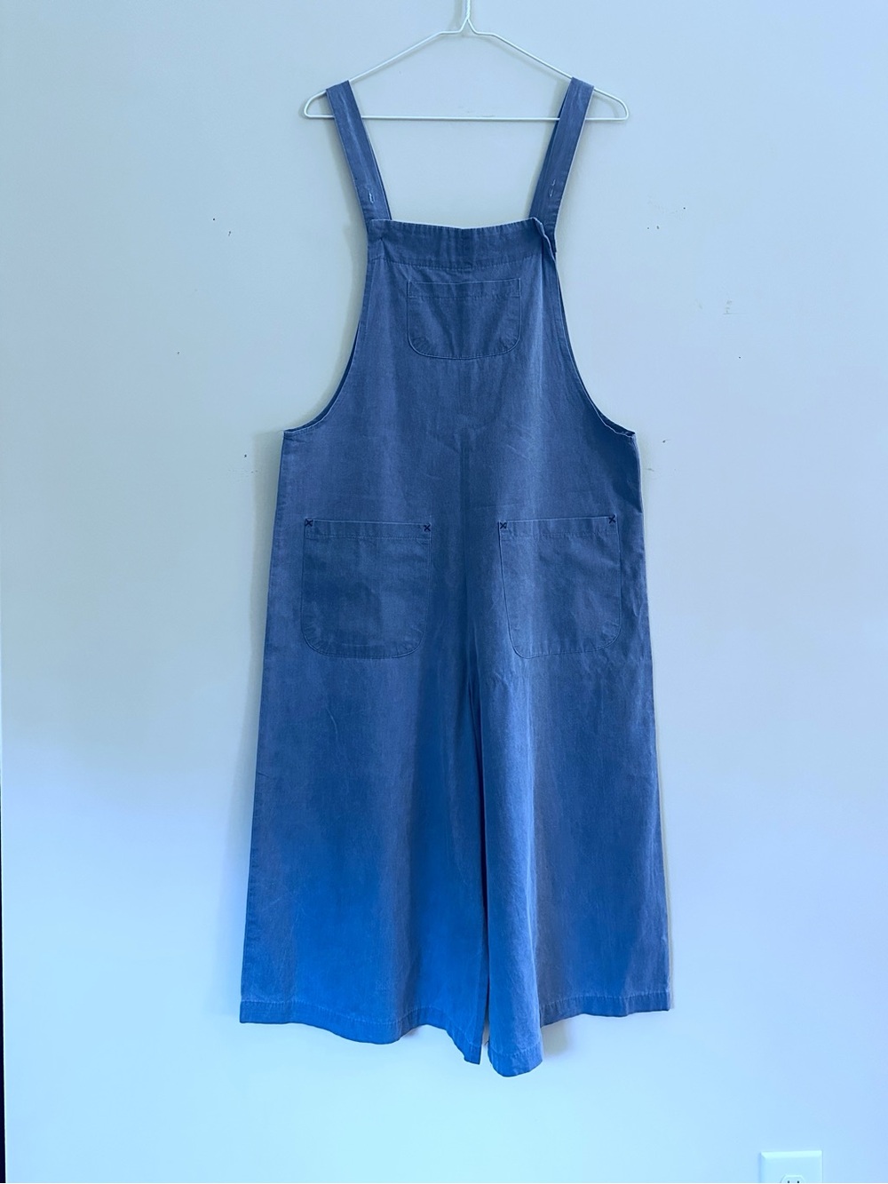 Blue Woman Denim One-Piece Overalls Like new Size M